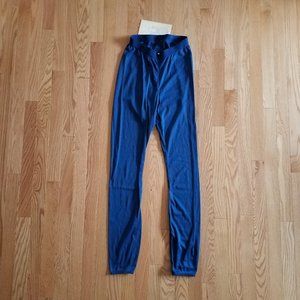 NWT Vintage Patagonia Blue Midweight Women's Capilene Base Layer Bottoms - Med